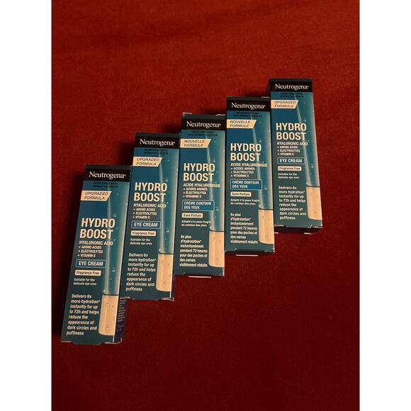 NEW Lot of 5 Neutrogena Hydro Boost Awakening Cream 15 ml Hyaluronic Acid - Picture 1 of 5